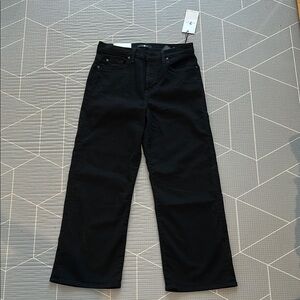 Black 7 for All Mankind Cropped Alexa Jeans